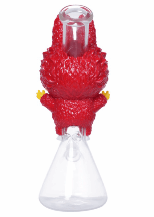 3D Hand-painted Labubu Glass Bong