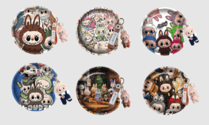 Labubu rolling tray