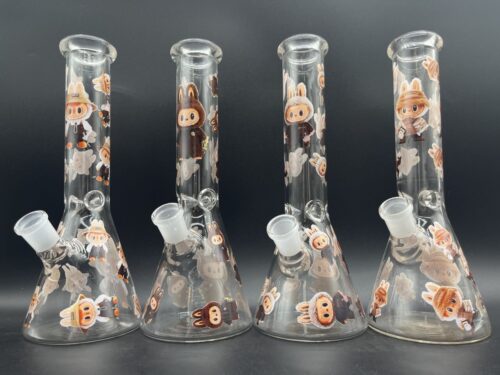 New Labubu Glass Beaker bong