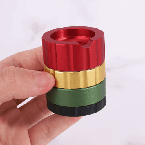 40mm aluminum grinder with ashtray