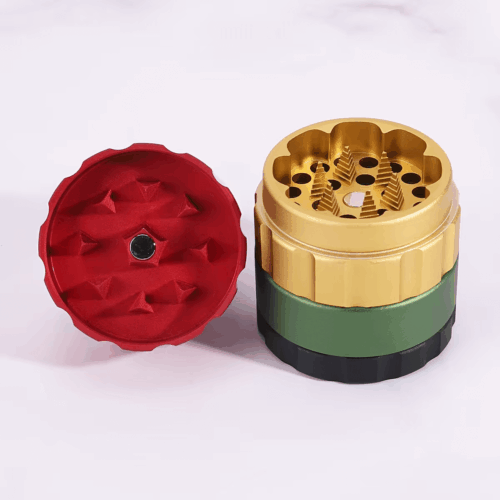 40mm aluminum grinder with ashtray