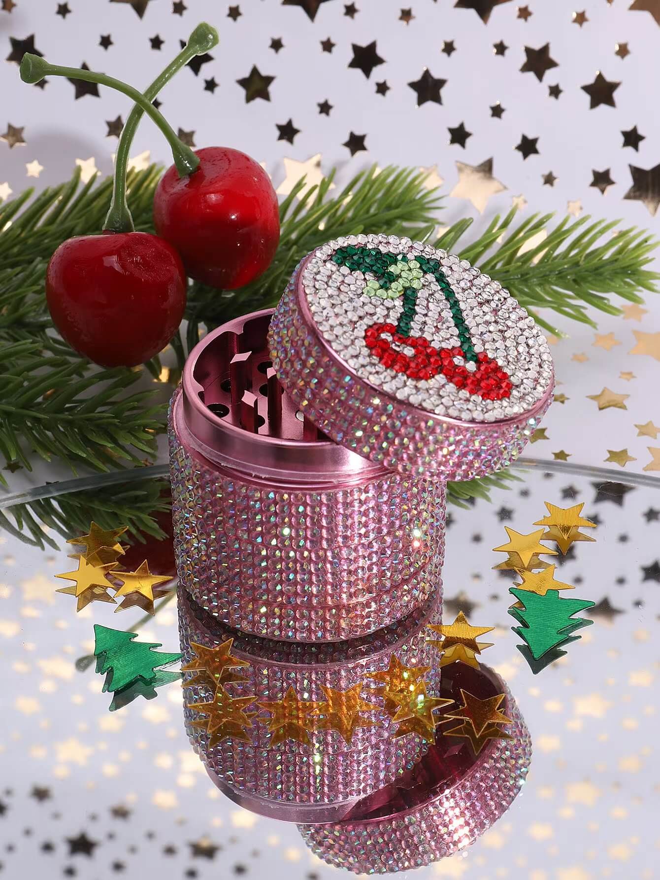 40mm cherry rhinestone grinder