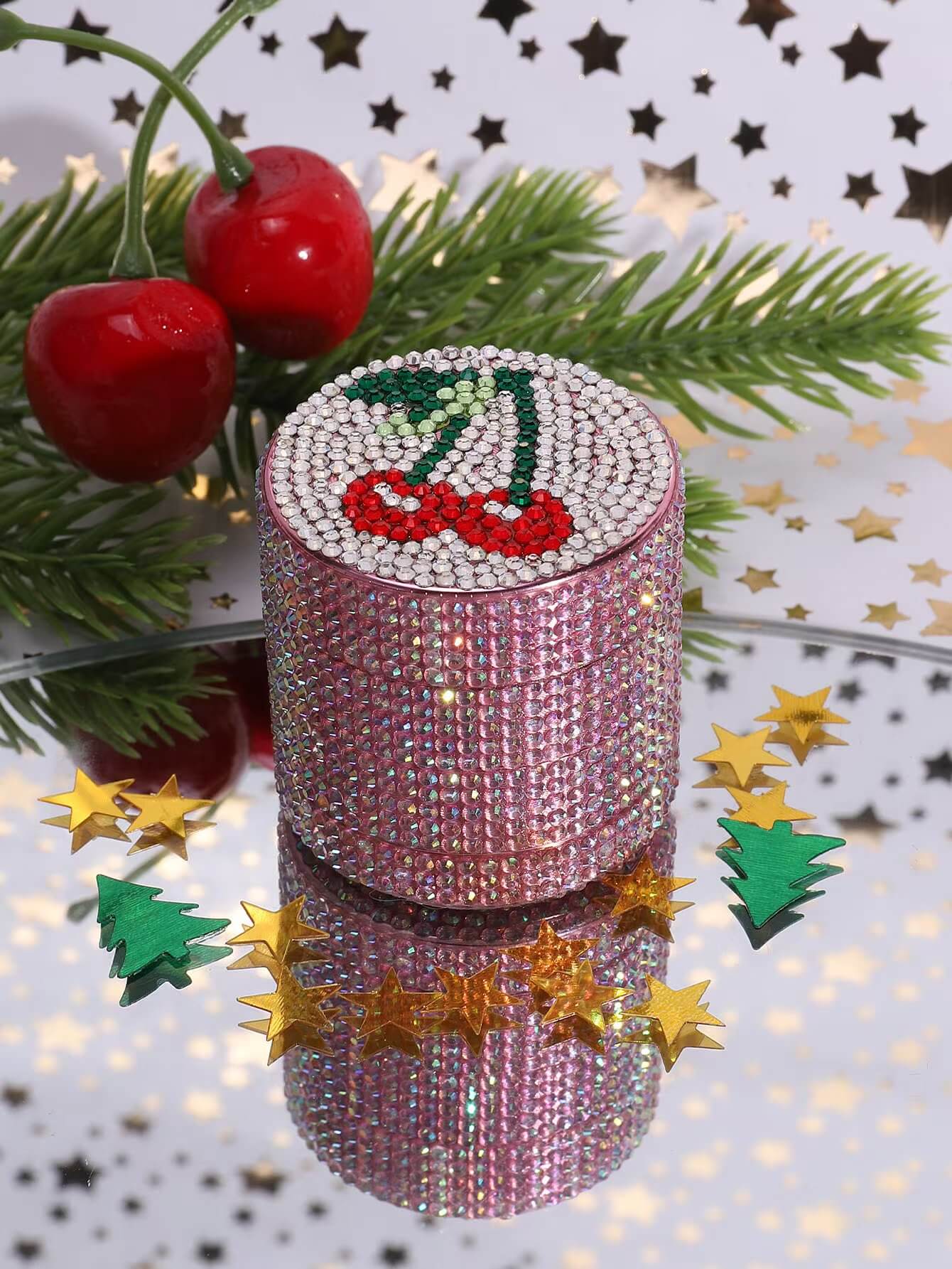 40mm cherry rhinestone grinder