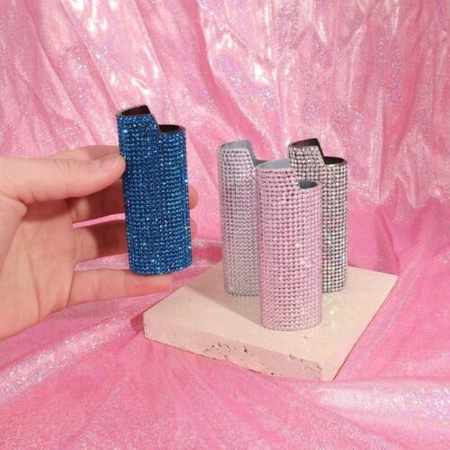 J6 rhinestone lighter sleeve