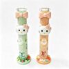Manufacturer custom hand‑painted rhinestone Hello Kitty style glass bong, reference sample for OEM ODM custom glass water pipe