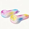 4 inch spray gradient color frosted glass hand pipe custom Pantone color eco‑friendly paint OEM ODM manufacturer