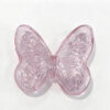 Pink butterfly glass hand pipe,cute novelty shaped glass smoking pipe,multiple color options,custom wholesale glass hand pipe manufacturer popular for female customers
